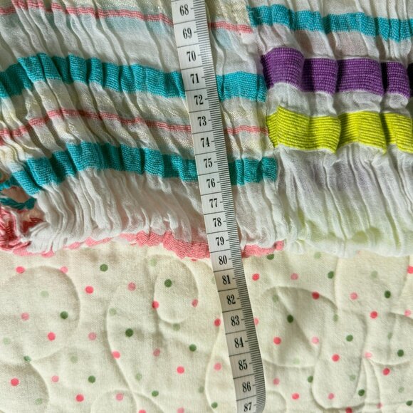 American Eagle | Casual Scarf | Cream/Bright Colours | US OS - Picture 5 of 6